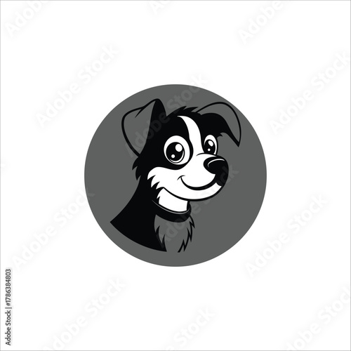 vector illustration of a cartoon cat