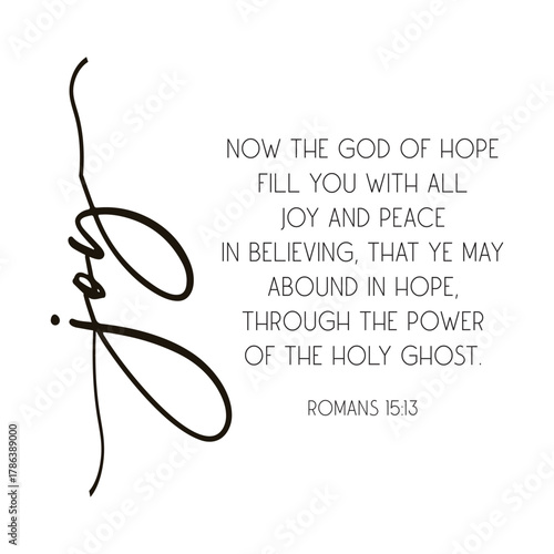 Romans 15 13 God of Hope Joy and Peace Scripture