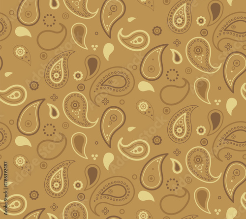 Royalty awesome by fashionable pattern. Heritage rich of paisley chic. Lovely ink a leaf plant.