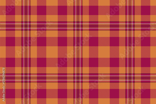 Warm plaid pattern with a rustic, autumnal feel. Ideal for backgrounds, textiles, and designs requiring a cozy, traditional touch. Versatile, stylish.