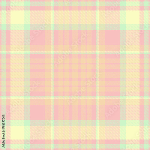 Pastel plaid pattern, soft colors create a gentle, calming effect. Ideal for textile design, backgrounds, or adding a touch of warmth and comfort to any project.