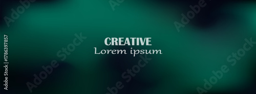 Abstract liquid gradient Background. Black and Green Fluid Color Gradient. Design Template For ads, Banner, Poster, Cover, Web, Brochure, Wallpaper, and flyer. Vector.
