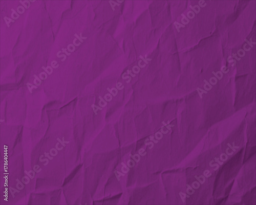 Crumpled vivid purple paper texture