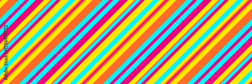 Vibrant diagonal stripes in bold, summery colors create a dynamic and energetic background. Perfect for websites, presentations, or playful designs needing a modern, optimistic feel.