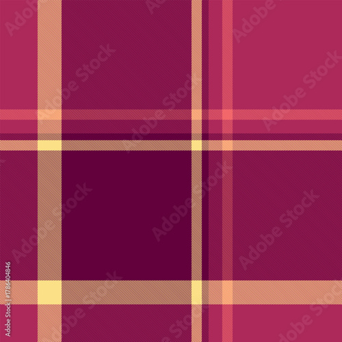 Wallpaper Mural Detailed tartan pattern in rich purples and muted yellow. Classic design for backgrounds, textiles, or graphic elements with a cozy, retro feel. Torontodigital.ca