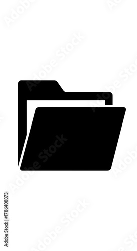 Digital File Folder Storage & Document Archive Icon