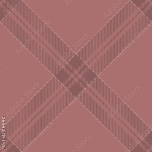 Elegant plaid pattern with dusty rose hues. Versatile for backgrounds, textiles, and designs needing a touch of classic style. Warm, textured  sophisticated.
