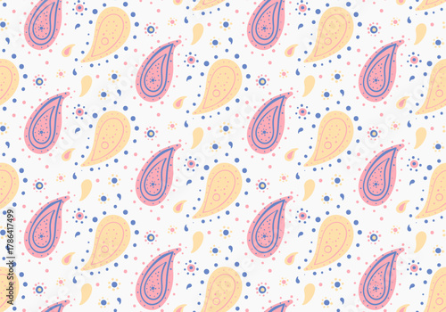 Decoration henna as scrapbook artwork. Custom embellishment with idea style. Classic paisley on decor meadow.