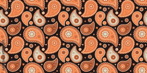 East poster of old victorian. Background rug as embellishment orient. Seamless pattern asian to carpet cool.