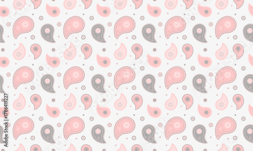 Geometry ethnic, dress boho. Calm artistic and paisley swirl. Designer nature as old elegance.