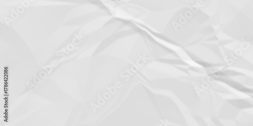 Abstract canvas cream kraft crumpled paper, and white wrinkled crease vector blur paper. 