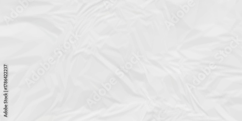 Abstract canvas cream kraft crumpled paper, and white wrinkled crease vector blur paper. 