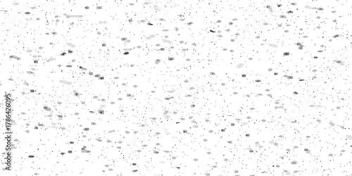 White wall background texture noise and overlay pattern terrazzo flooring texture polished stone. Quartz surface white bathroom or kitchen countertop. Abstract terrazzo flooring seamless pattern.	