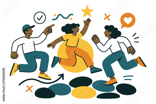 Pebble Riverbed Artistry. Pebble ? Riverbed Calm. Rounded pebbles overlap under clear rippling water; soft highlights shimmer across surfaces. Text ?time