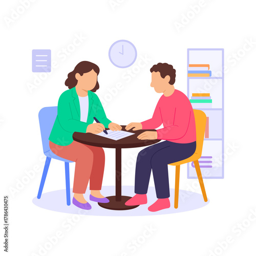 Assisting with Forms, guiding clients to fill documents