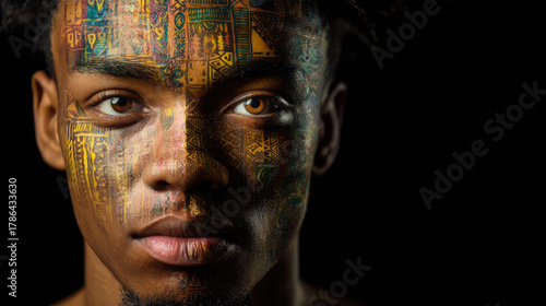 Portrait of young man with ...
