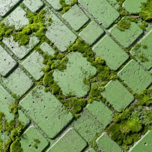 Carbon Capture Texture ESG Green Surface 4K Seamless Pattern