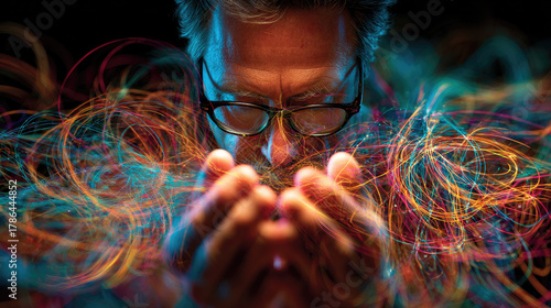 Portrait of craftsman with ...