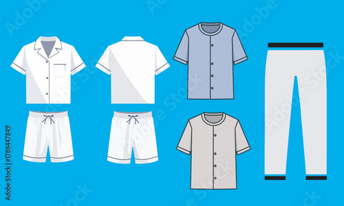 Collection of comfortable and stylish pajama sets for restful sleep