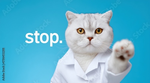 Cat Doctor Telling You to Stop Now