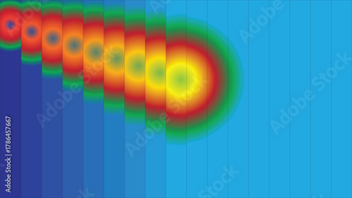 Colorful Heatmap Wave Simulation – Vibrant Gradient Spectrum Data Flow, Energy Visualization, Abstract Intensity Pattern Art