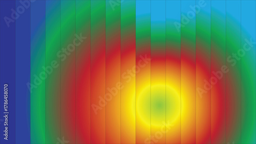 Colorful Heat Map Gradient Background in Blue Green Red Yellow Shades – Modern Abstract Energy Pattern for Digital Design & Art