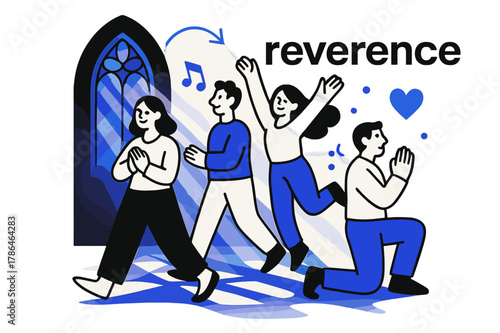 Cathedral Light Symphony. Soft Light Rays ? Cathedral Glow. Light filters through stained glass, painting soft shapes across the stone floor. Text ?reverence?