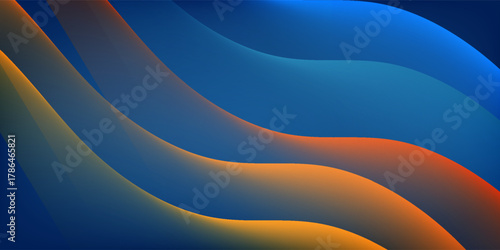 Futuristic Abstract Metallic Waves with Golden Cybernetic Eyes, Sci-Fi AI Vision, Elegant 3D Render, Modern creative trendy design in vector EPS 10