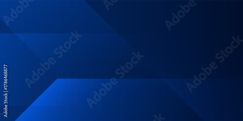 Abstract blue background with glowing geometric lines. Modern blue gradient square shape design. Modern Trendy design in Vector Illustration