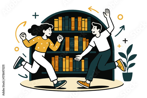 Curved Bookshelf Artistry. Antique Books ? Curved Shelf. Rounded bookshelf forms a cozy arch with neatly stacked spines; titles glow faintly. Minimal carpet