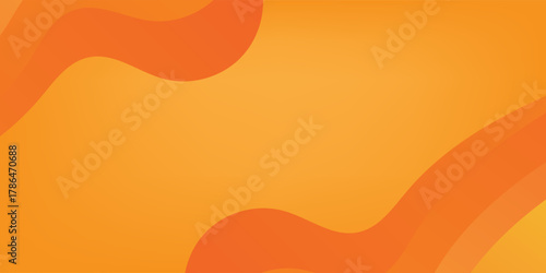 Orange Gradient Wave Background. Suit for banner, web, brochure, pamflet and presentation