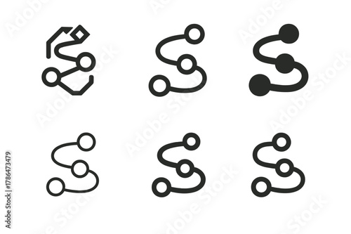 Task Breakdown Icons. Breaking large projects into smaller, manageable tasks. Icon set. Set Logo of Breaking large projects into smaller, manageable tasks: