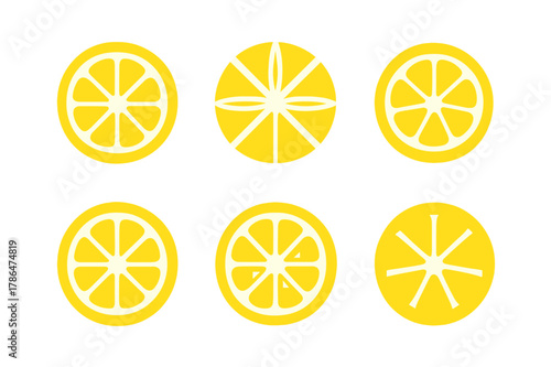 Lemonade Stand Logos. Lemonade stand decor and ideas for kids. Set Logo of lemonade stand decor and ideas for kids: lemon slice garland hanging across booth.