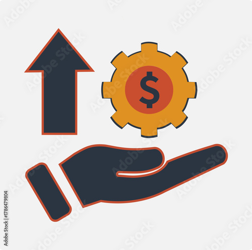 Financial Growth & Support Icon