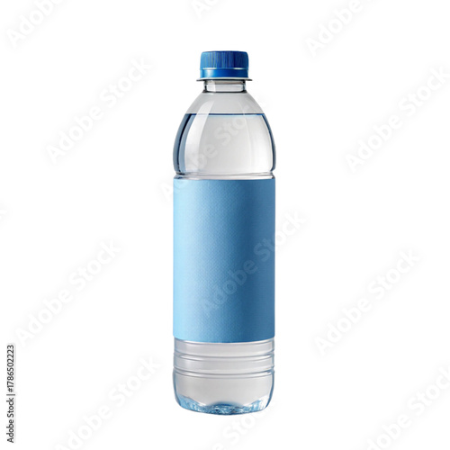 bottle of water isolated on white