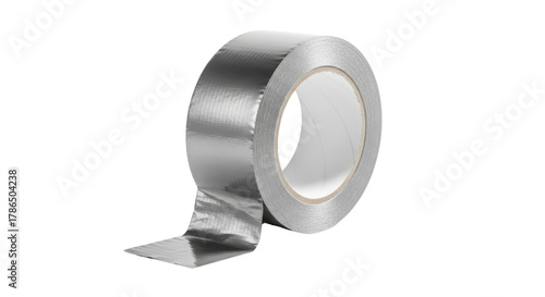 Roll of Silver Duct Tape 4f48 b0646f59 isolated on a transparent background