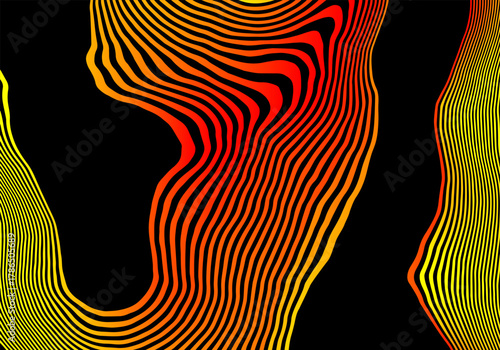 A minimalist design that utilizes a strong color contrast to achieve maximum psychedelic tension. Eps 10