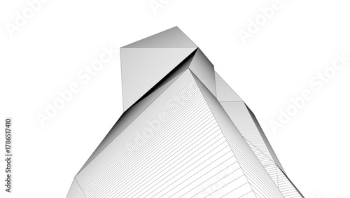 architecture building 3d illustration