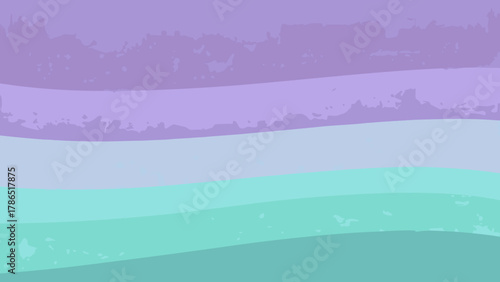 Abstract background with horizontal wavy stripes in shades of purple and teal, creating a calming and textured effect.