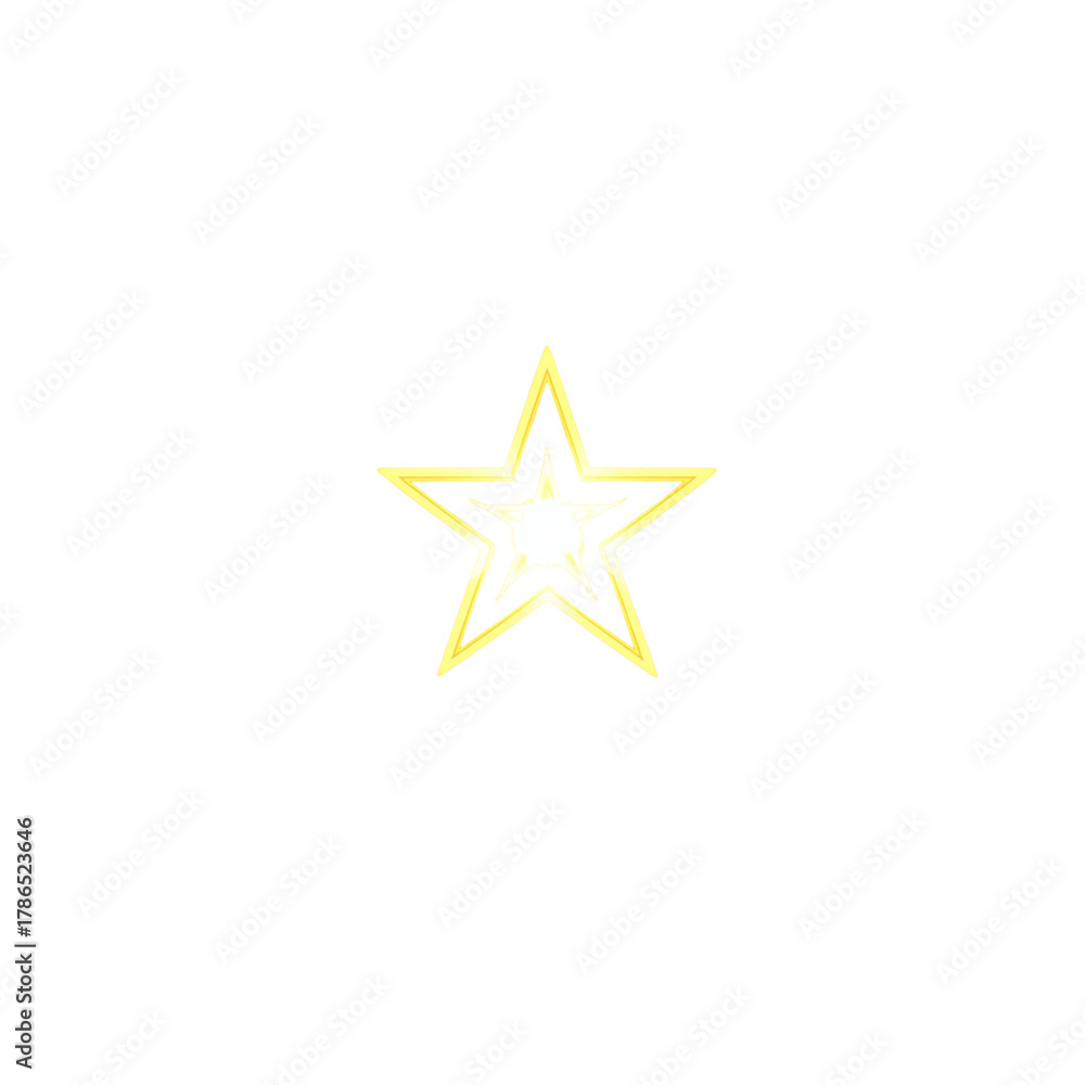 Fototapeta premium Golden Star of Bethlehem