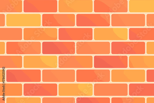 Texture rectangular minimal blended vector stylized bricks illustration resembling patterns repeating brick