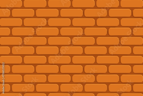 Field brick repetitive elegant rounded offset design illustration pattern vector rows