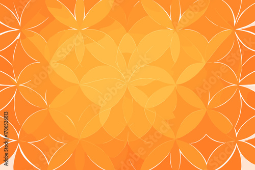 Arcs overlapping lattice texture petal illustration geometric organic vector floral