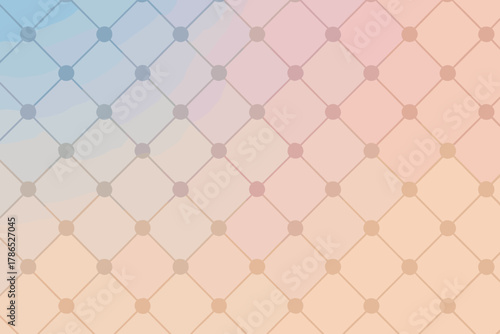 Gradient repeating pattern dots transitions lines soft circular illustration connected dotchain vector