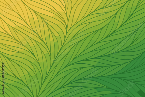 Gradient bending across pattern abstract flowing background vector illustration arcs leafcurve leaf