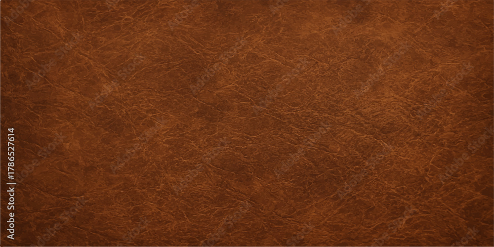 Fototapeta premium Dark brown aged leather surface texture, vintage material backdrop design