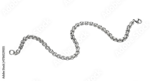Elegant sterling silver chunky link bracelet with secure clasp, perfect for adding a touch of modern luxury to any outfit