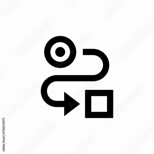 destination path way road taxi icon sign vector