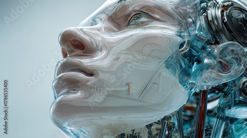 AI robot sculpting human bu...