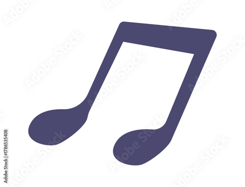 Music note melody symbol cartoon